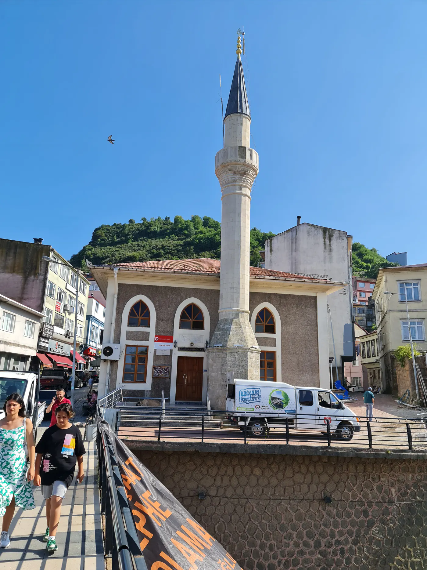 Tirebolu Çarşı Camii Minaresi restorasyon sonrası